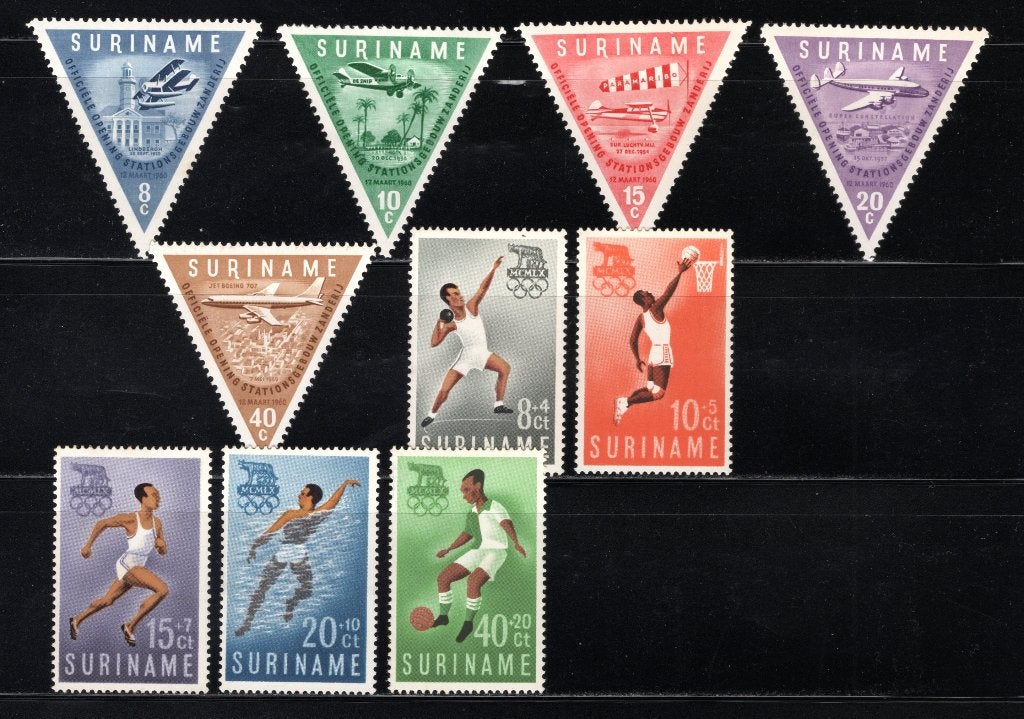 SURINAME Lot 1960 MH, Timbres & Monnaies, Timbres | Surinam, Envoi, Non oblitéré
