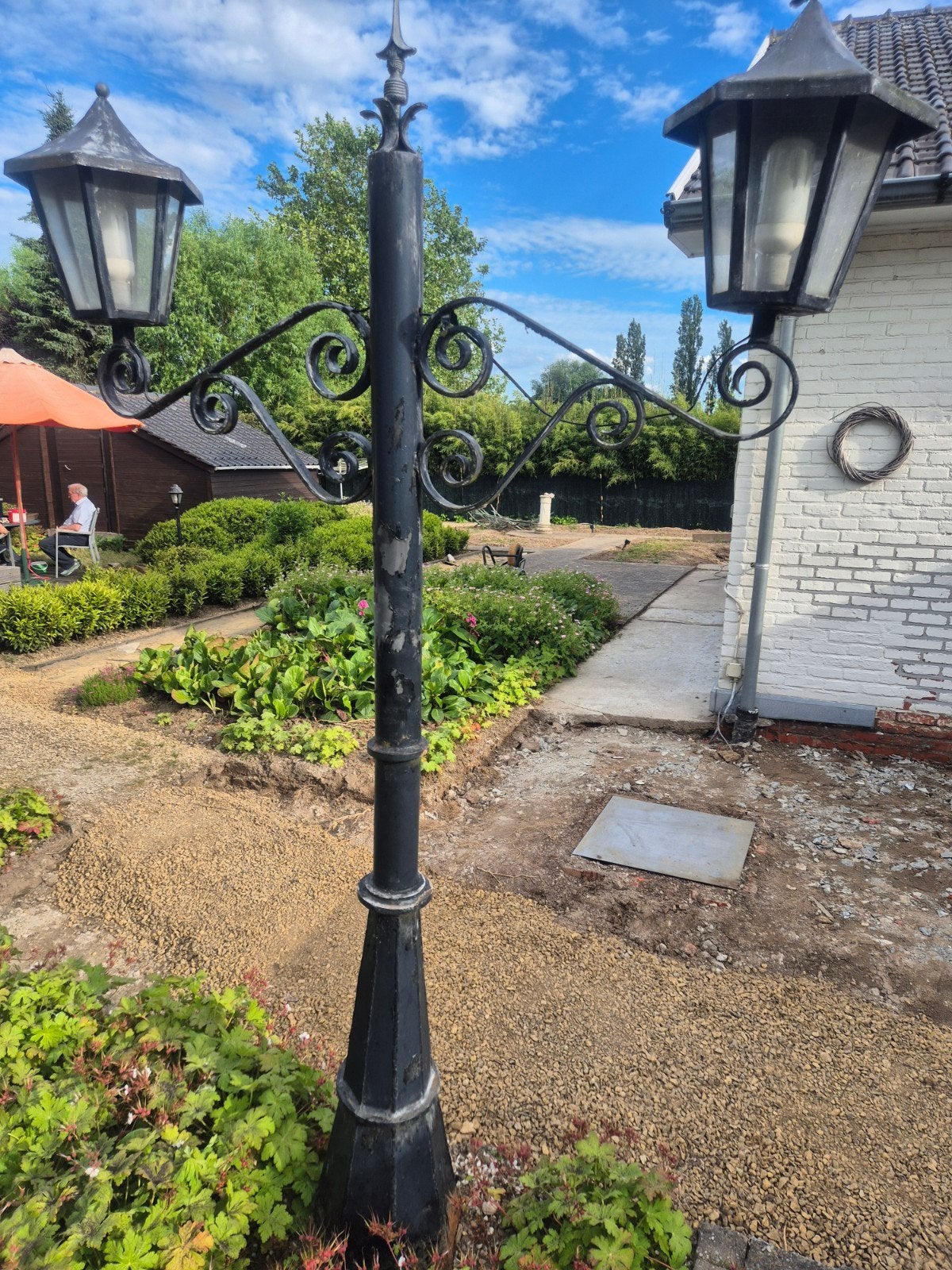 Handgemaakte lantaarnpaal, Tuin en Terras, Ophalen