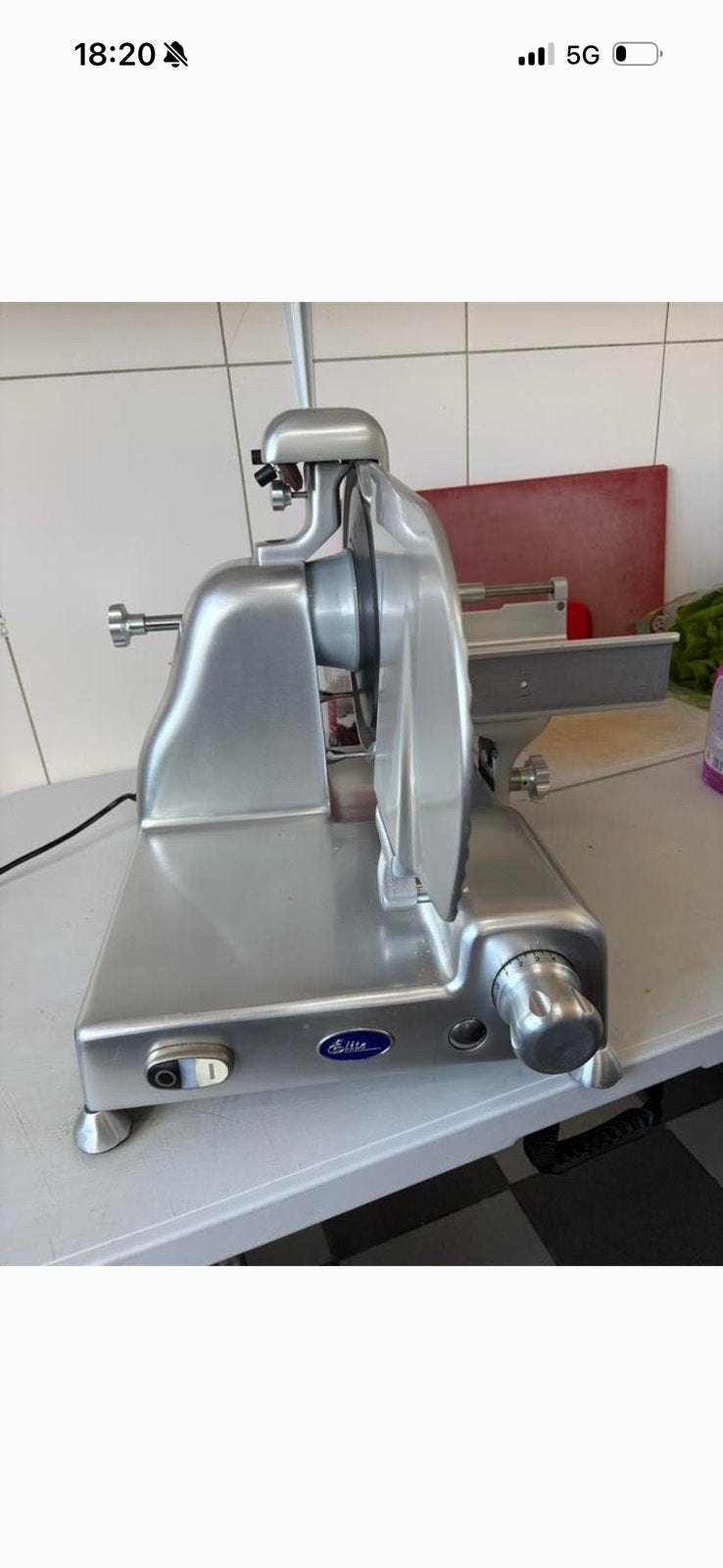 Vleessnijmachine, Enlèvement
