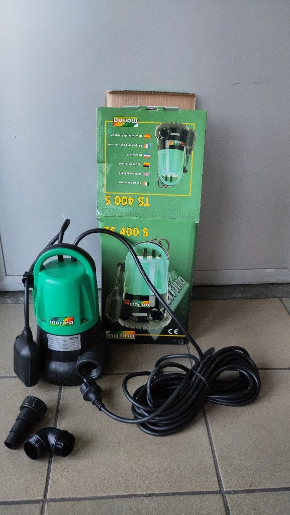 Pompe de drainage submersible Marina TS 400/S 400W - neuve, Jardin & Terrasse, Pompes à eau, Enlèvement, Neuf, Électrique, Pompe à eaux claires