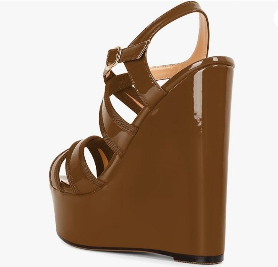 Sandalen een gelijkenis met de YVES SAINT LAURENT sandalen, Kleding | Dames, Bruin, Verzenden, Nieuw, Gelijkenis YSL
