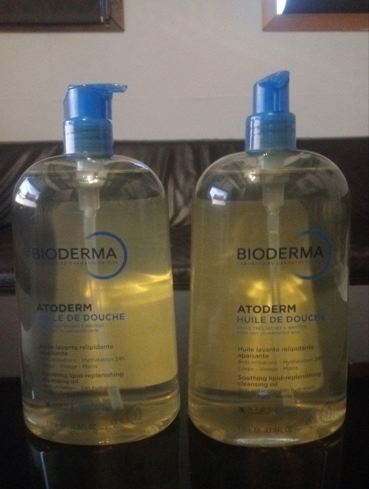 2 bouteille huile de douche bioderma, Bijoux, Sacs & Beauté, Enlèvement ou Envoi, Neuf, Body lotion, Crème ou Huile