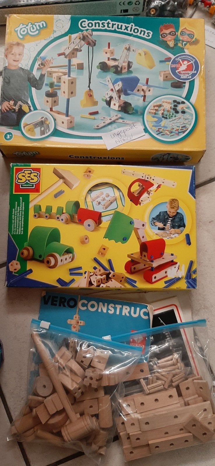 Houten constructiespeelgoed, Kinderen en Baby's, Ophalen of Verzenden
