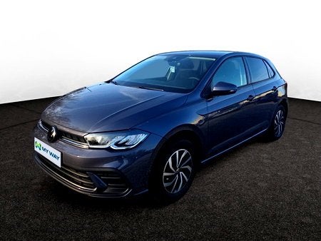 Volkswagen Polo 1.0 TSI Life OPF DSG, Auto's, Automaat, Berline, LED verlichting, Zilver of Grijs
