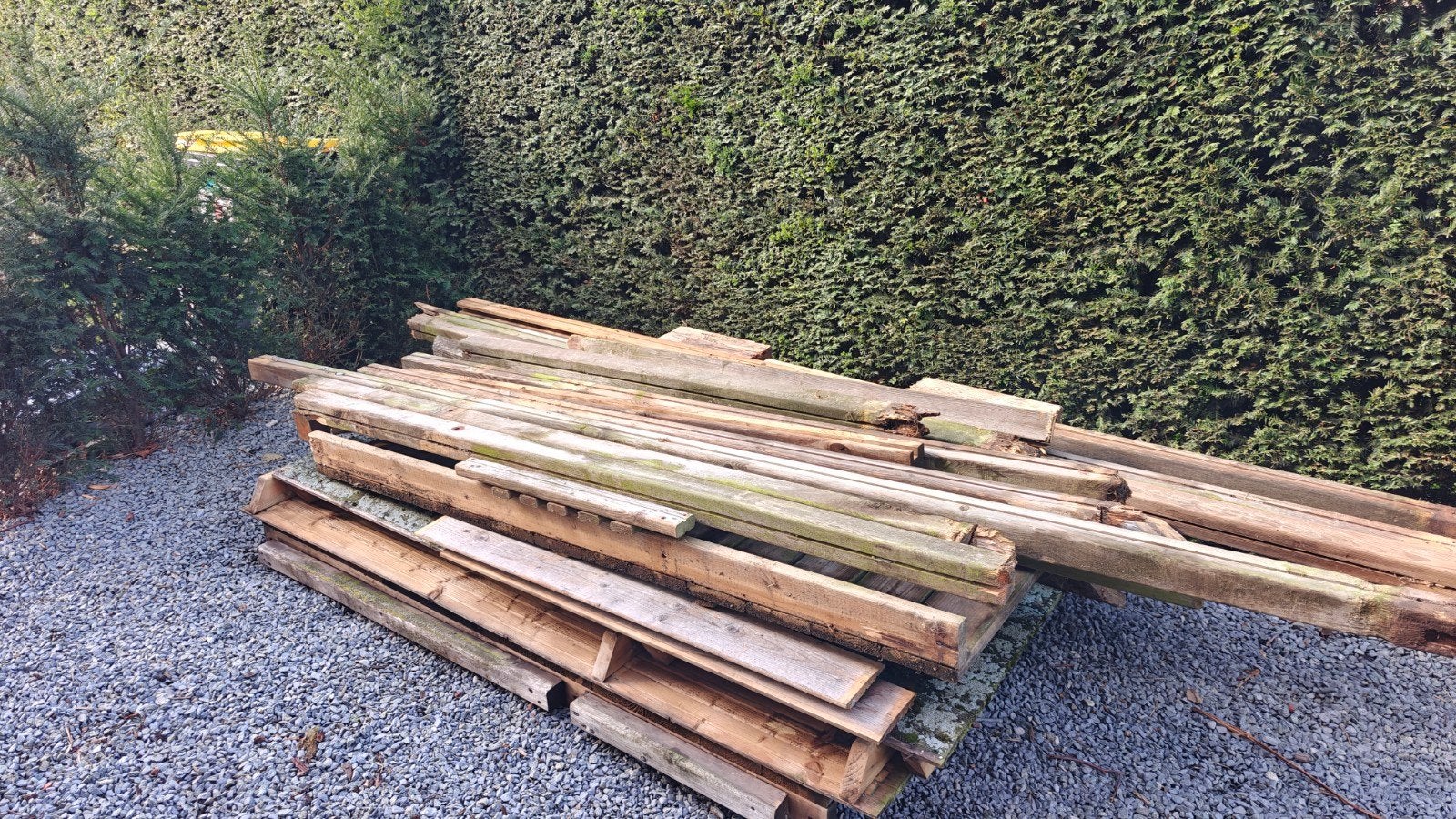 gratis brandhout, Ophalen