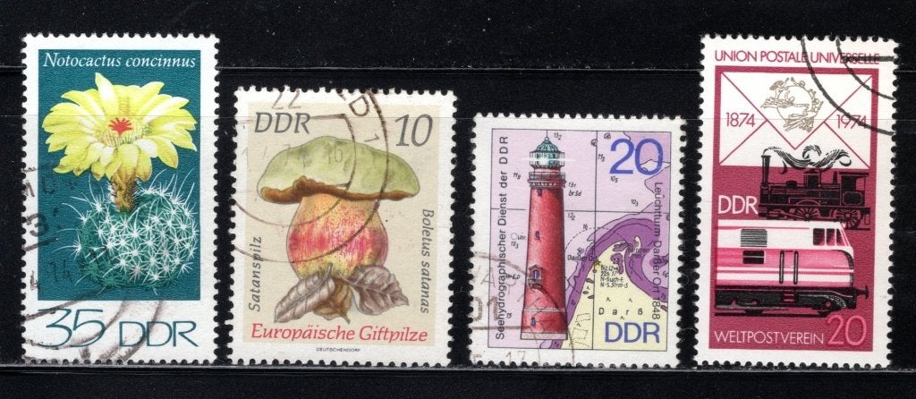 DDR Lot 1974 gestempeld, Postzegels en Munten, Verzenden, DDR, Gestempeld