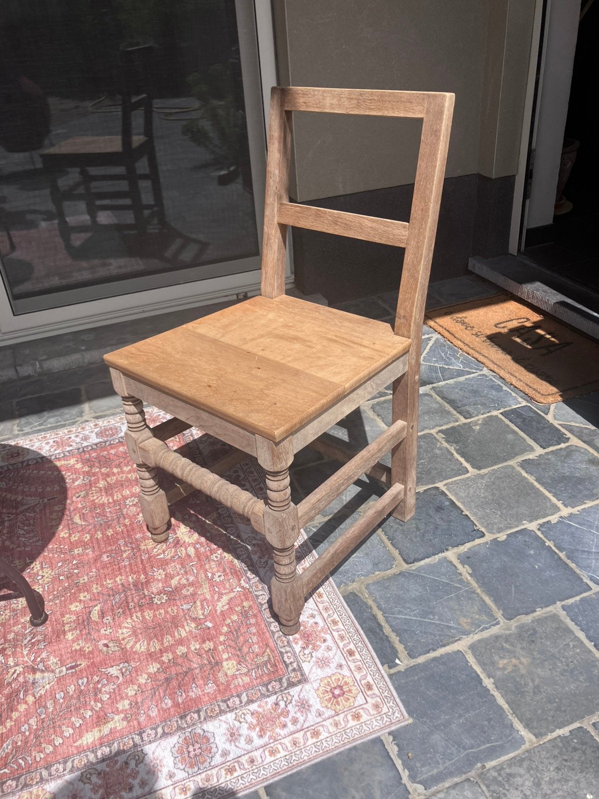 Set van 6 eikenhouten stoelen, Enlèvement, Utilisé