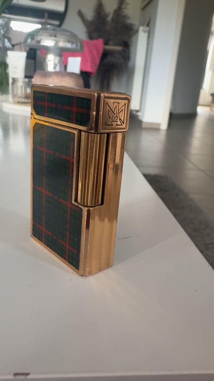Briquet S.T. Dupont vintage, Antiquités & Art, Enlèvement ou Envoi, Or