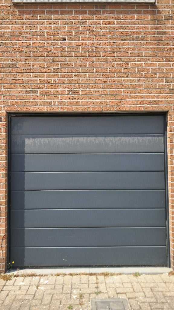 Sectionaalpoort  Hörmann + motor Sommer Aperto, Ophalen, Kunststof, Gebruikt, Garagedeur