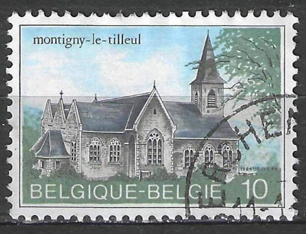 Belgie 1984 - Yvert/OBP 2140 - Toerisme - Montigny (ST), Verzenden, Gestempeld, Gestempeld