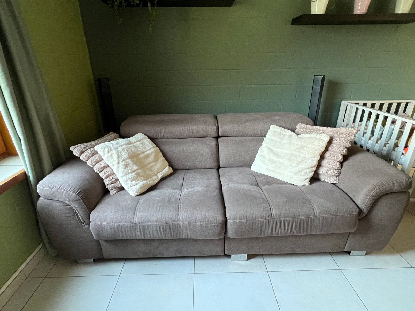 Salon te koop, Huis en Inrichting, Ophalen, Gebruikt, 150 tot 200 cm, Tweepersoons