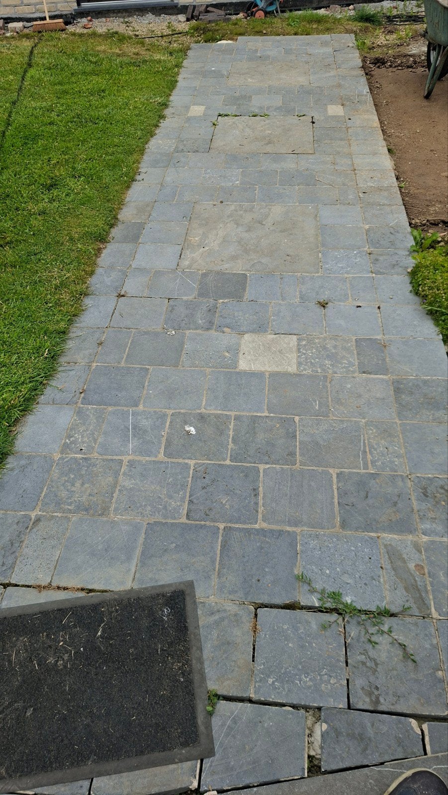 Blauwsteentjes, Ophalen
