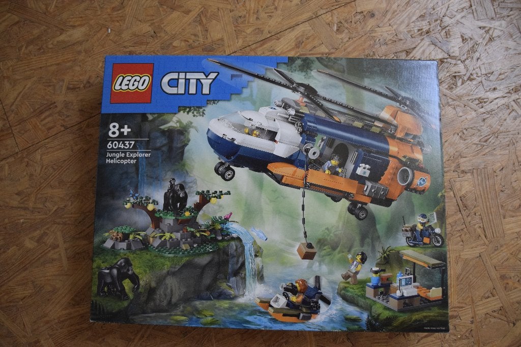 Lego : 60437 : l'hélicoptère  de la jungle, Overige thema's, Lego, Ophalen of Verzenden, Complete set