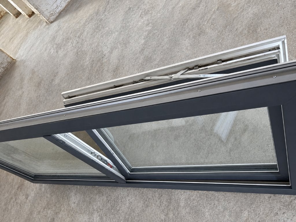 Châssis PVC double ouvrant – 2000  800 mm, Bricolage & Construction, Châssis & Portes coulissantes, 75 à 150 cm, Enlèvement, Vitre comprise