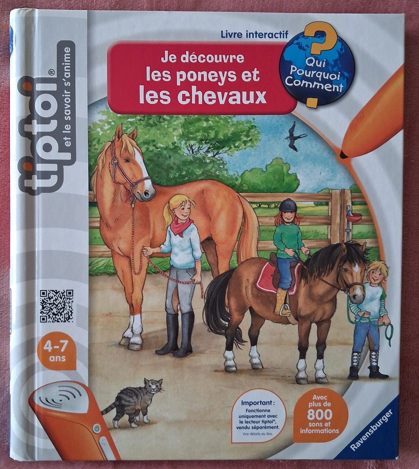 Livre TipToi "Je découvre les poneys et les chevaux", Enlèvement