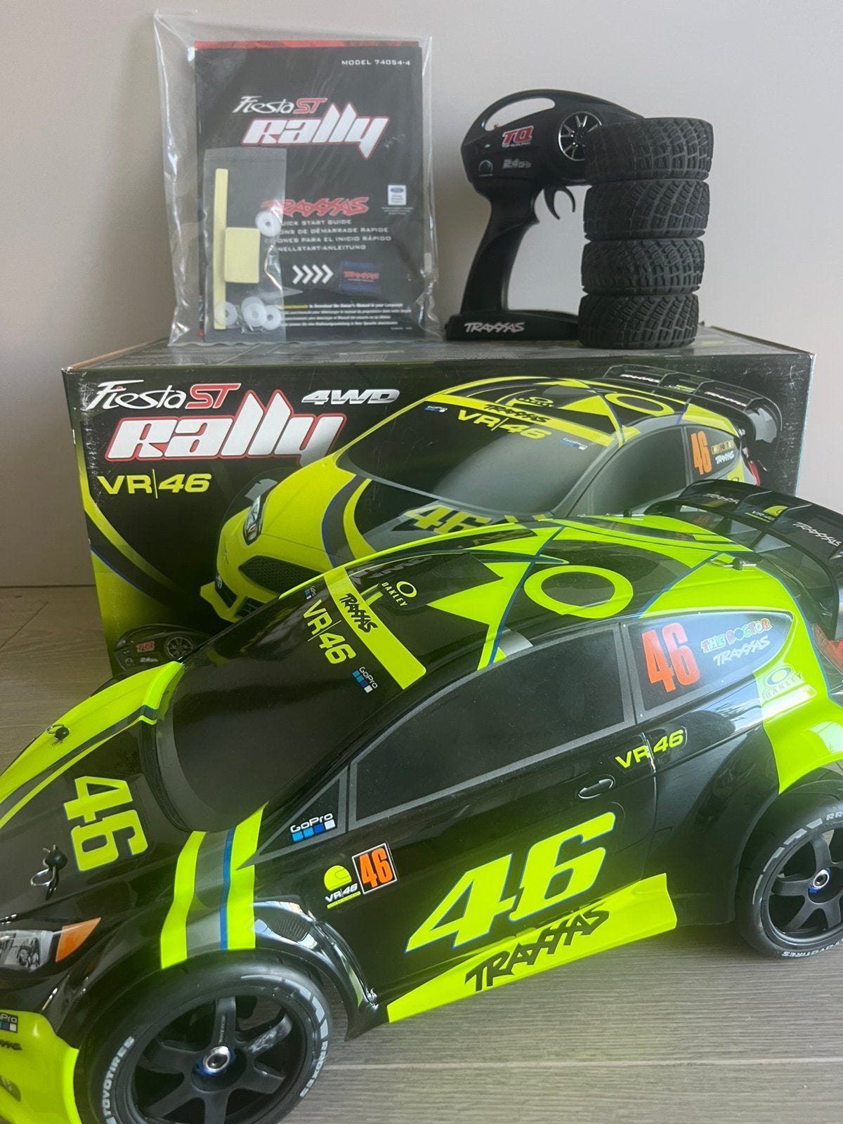 Traxxas Rally Fiesta ST Valentino Rossi VXL!!, Elektro, Nieuw, Ophalen of Verzenden, Schaal 1:10