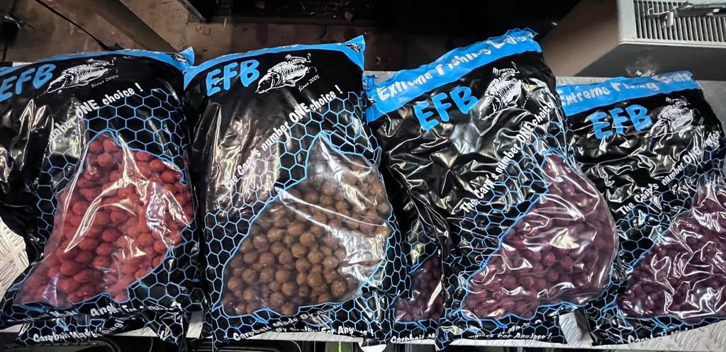 Lot boilies (7x5kg) van EFB, Watersport en Boten, Ophalen, Zo goed als nieuw