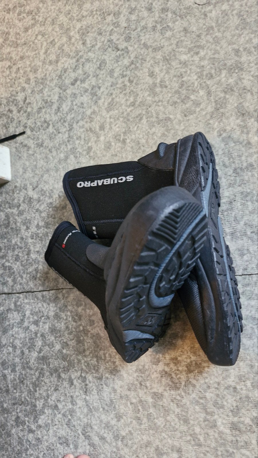 Scubapro boots, Ophalen