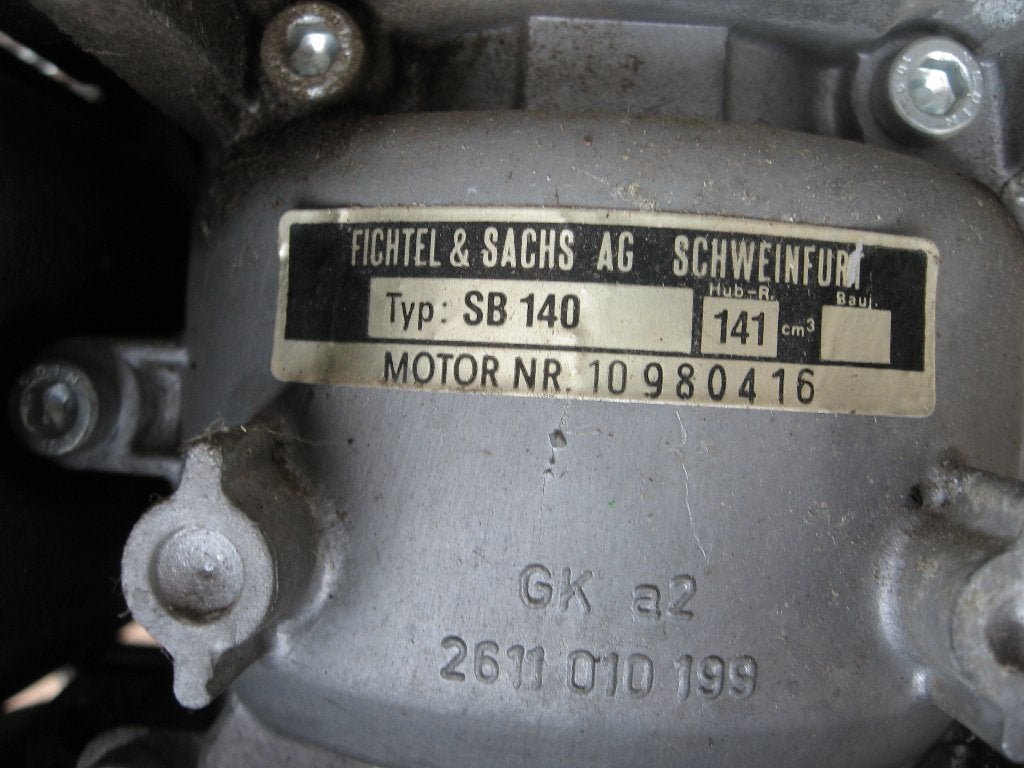 Moteur de tondeuse 2 temps a redémarrer ou pour pièce, Tondeuse rotative, Tondeuses à gazon à essence, Utilisé, SACHS