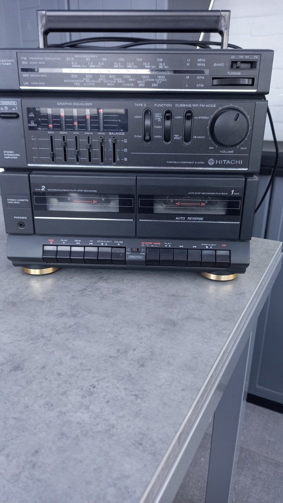 radio cassette, TV, Hi-fi & Vidéo, Enlèvement, Utilisé