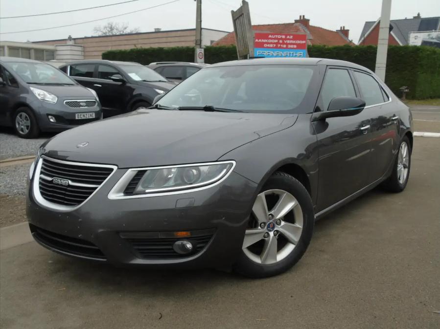 Saab 9-5 2.0 Tid4 *10/2010 *Ohboekje *Navi *Leder *EURO 5, Autos, Saab, 139 g/km, Entreprise, Noir, 5 portes