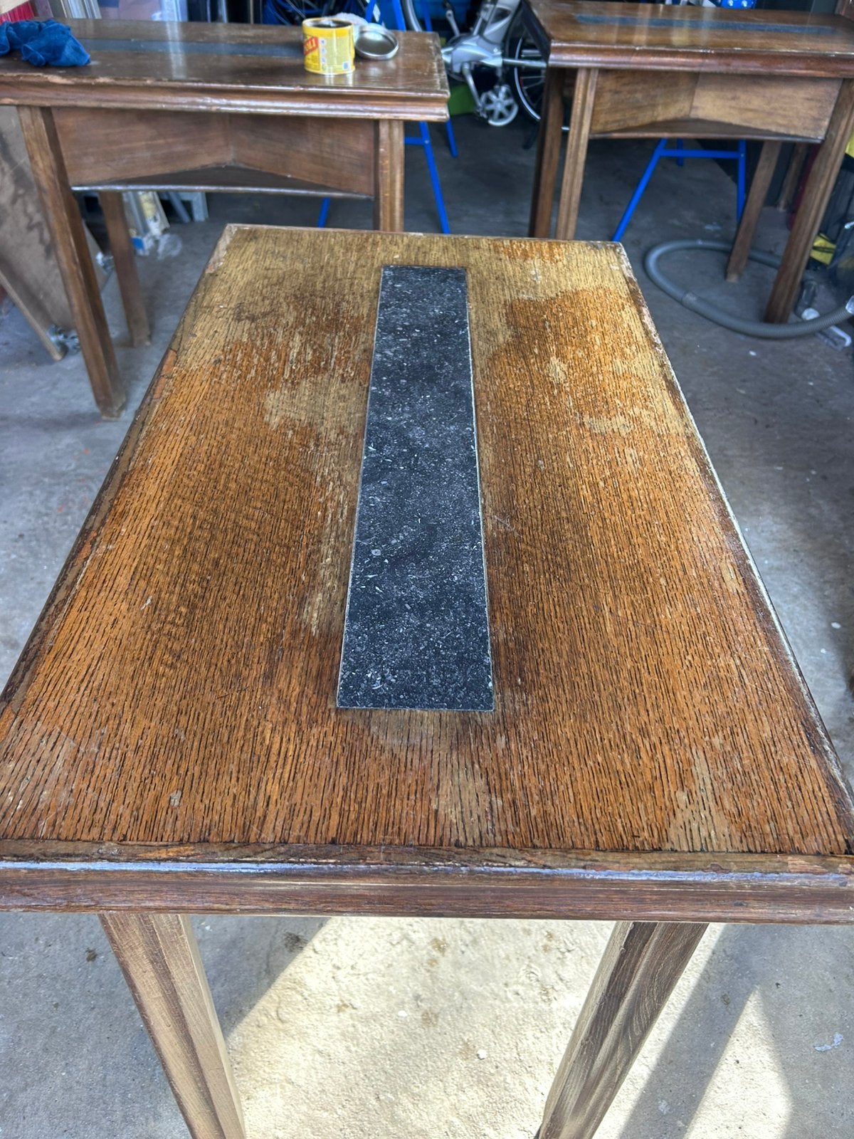 Originele cafetafels Corsendonck, Ophalen