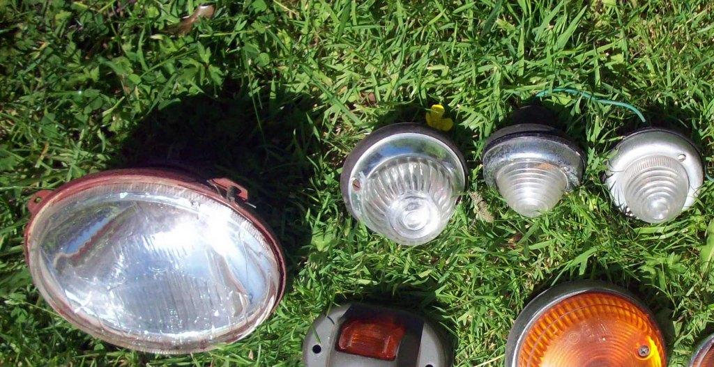 Verlichting voor tractoren, Ophalen