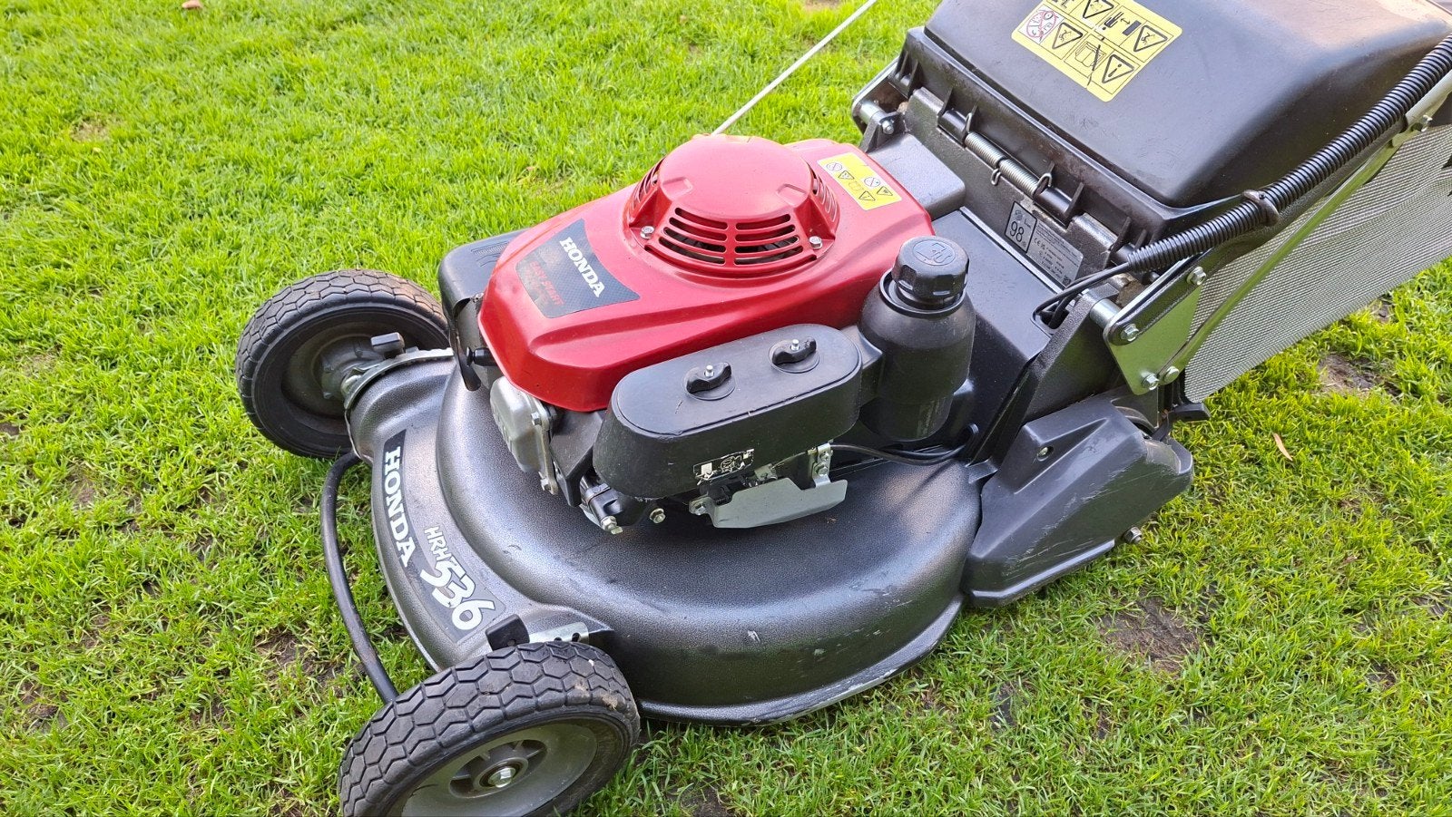 Honda HRH 536 gxv ( zie omschrijving), Tuin en Terras, Cirkelmaaier, Honda, Zo goed als nieuw, Benzine-grasmaaier
