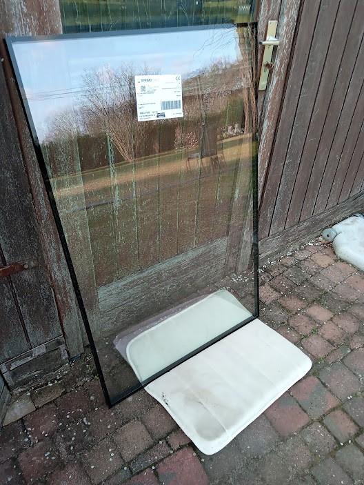 dubbel glas super isolerend UG=1  TYPE nieuw., Enlèvement, Neuf, Fenêtre de façade ou Vitre, Double vitrage
