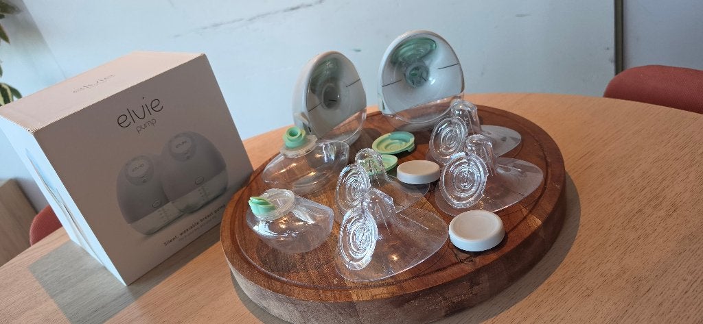 ELVIE borstkolf + accessoires, Kinderen en Baby's, Ophalen, Draadloos, Borstkolf, Zo goed als nieuw