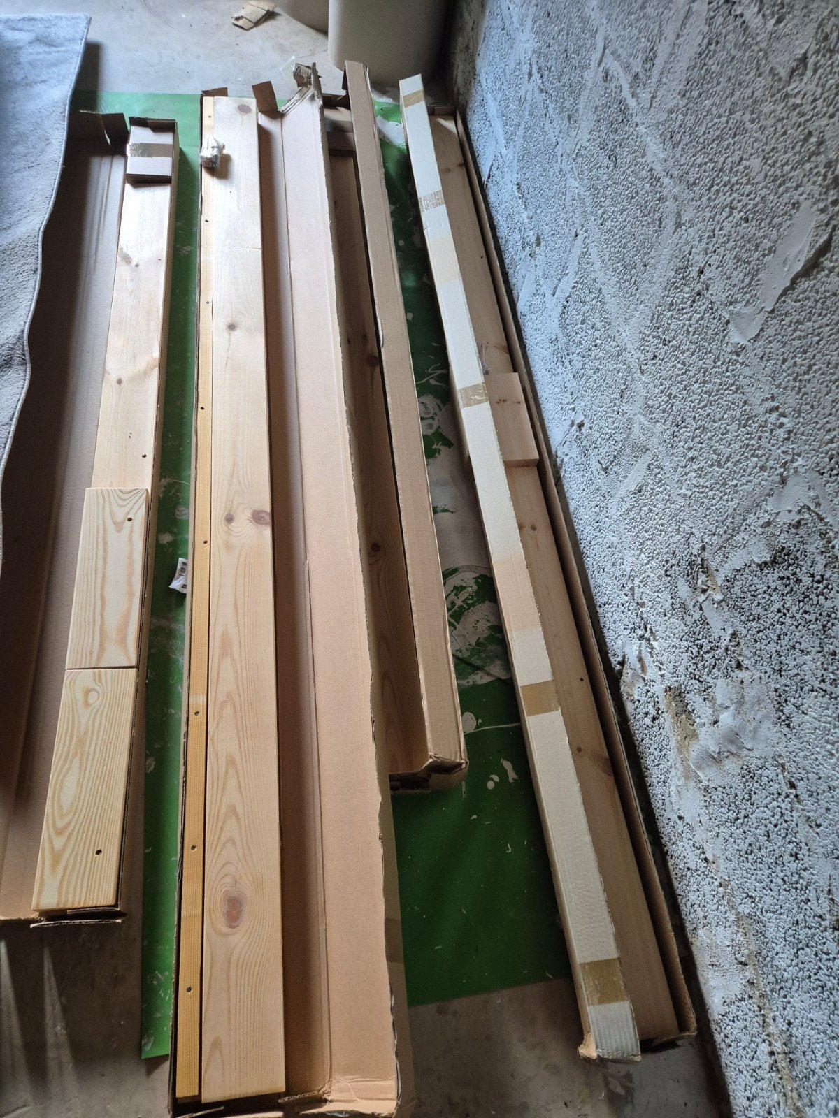 Nieuw houten bed/bedframe 160x200cm, Ophalen, Nieuw