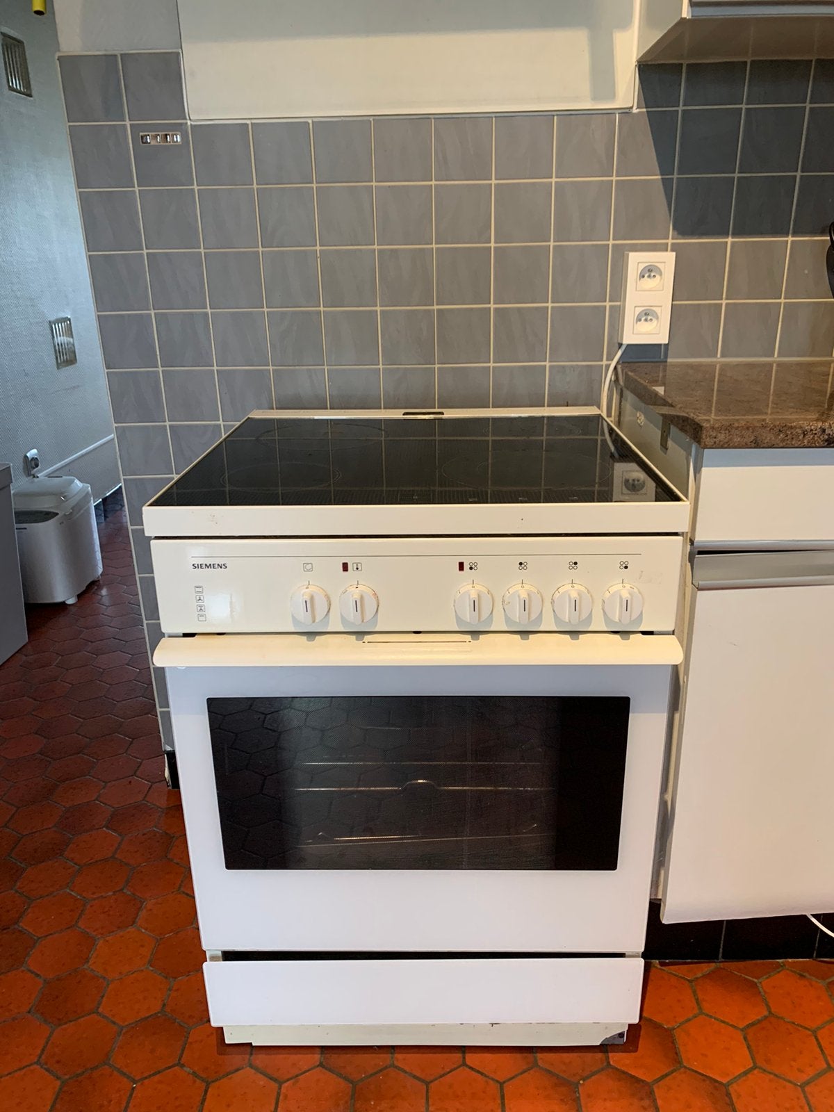 Fornuis met oven, Elektronische apparatuur, Fornuizen, Ophalen, Gebruikt, 60 cm of meer, Keramisch