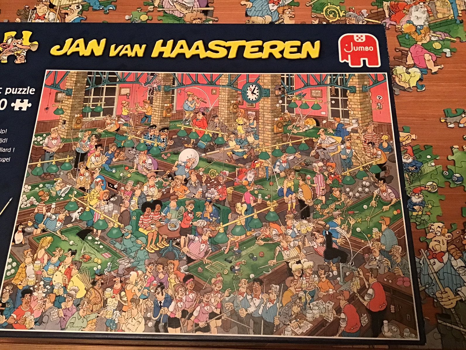 Jouons au billard, Enlèvement ou Envoi, 500 à 1500 pièces, Utilisé, Puzzle