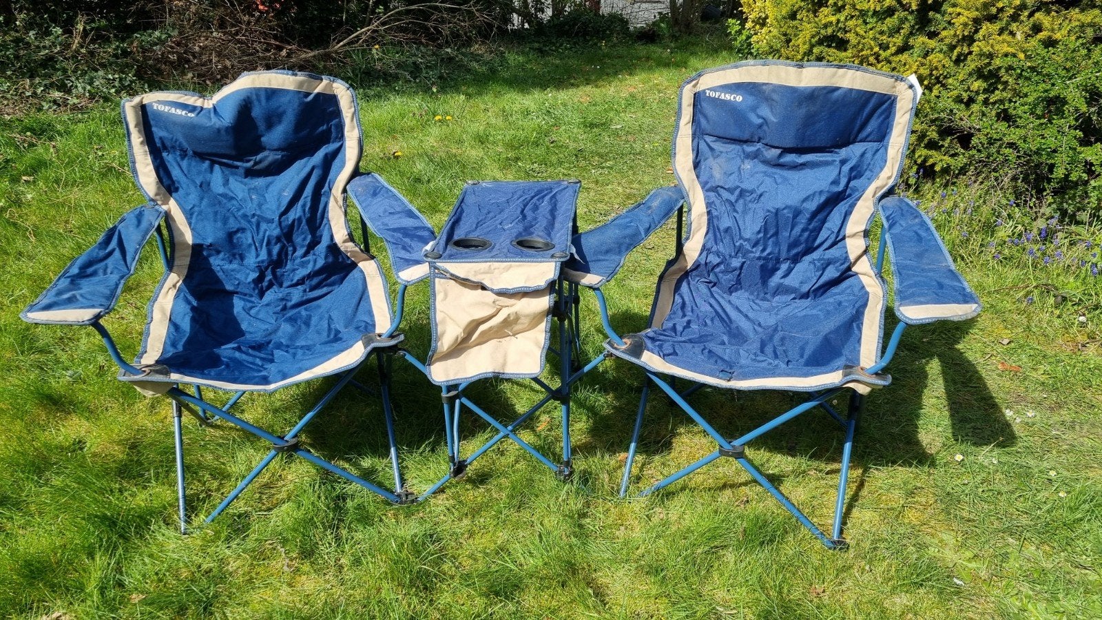 kampeer stoelen met tafeltje set inklapbaar, Ophalen