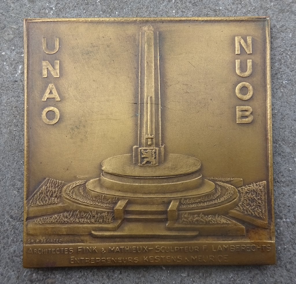 ARMEE D'OCCUPATION DU RHIN - PLAQUETTE COMMEMORATIVE, Collections, Envoi, Armée de terre, Ruban, Médaille ou Ailes