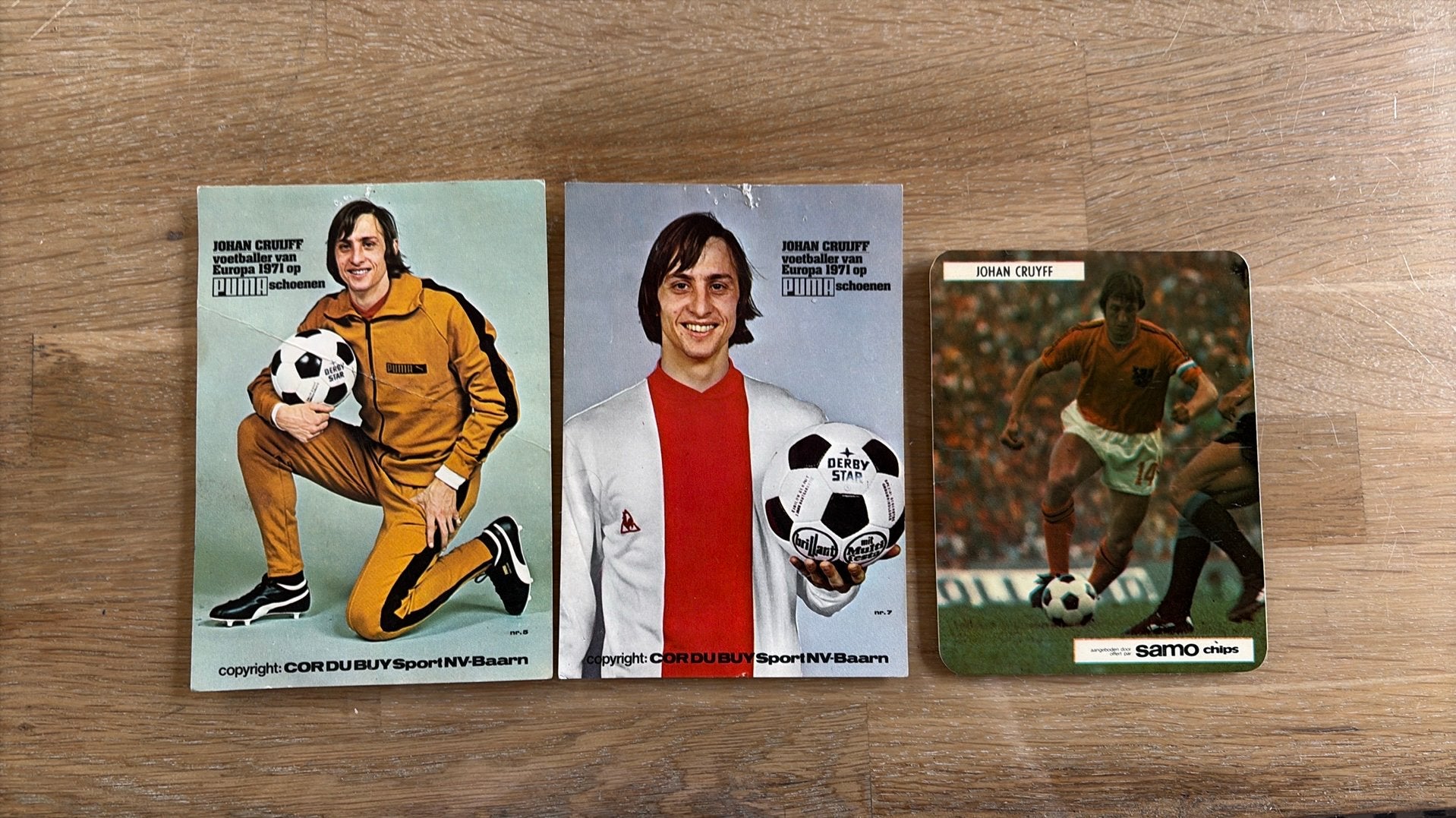 Johan Cruijff, Ophalen of Verzenden, Gebruikt, Poster, Plaatje of Sticker