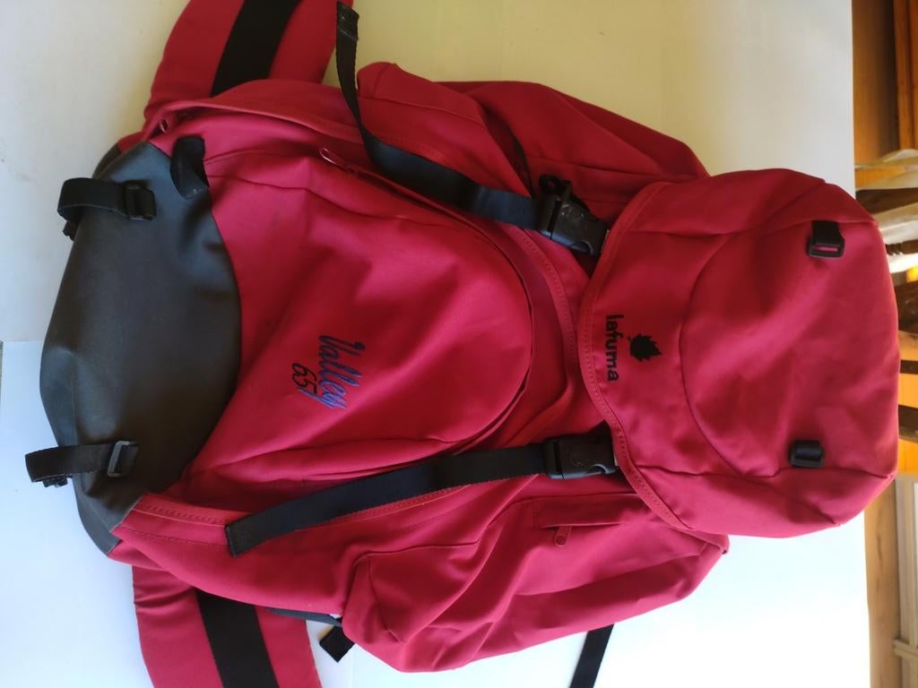Sac à dos de randonnée vintage Lafuma Valley 65 litres avec, Envoi