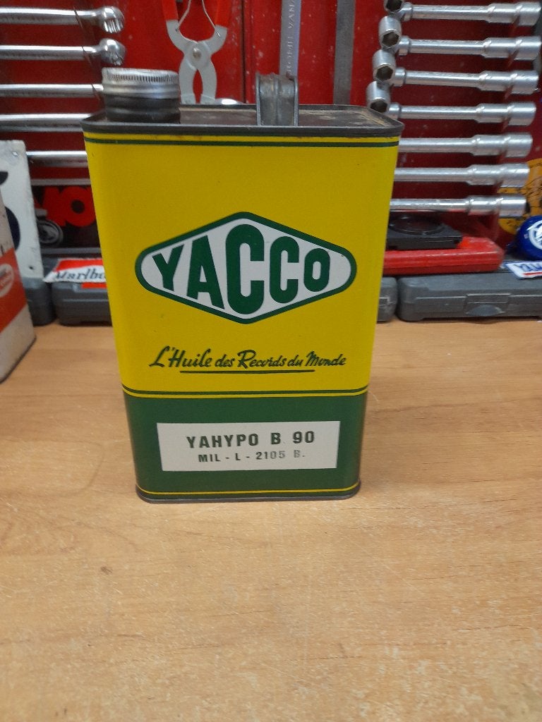 ancien bidon huile vide yacco yahypo b 90 5l, Collections, Envoi, Utilisé, Autres types