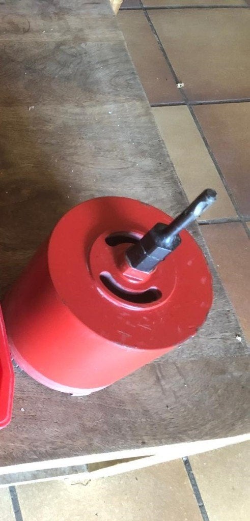 diamantboor, Doe-het-zelf en Bouw, Gereedschap | Boormachines, Ophalen, Gebruikt