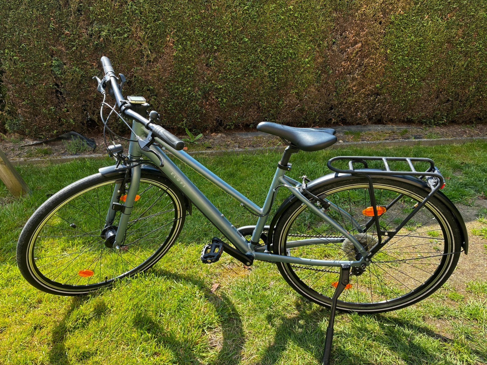 Damesfiets maat S Elops, zo goed als nieuw!, Ophalen, Velgrem, Zo goed als nieuw, Minder dan 10 versnellingen
