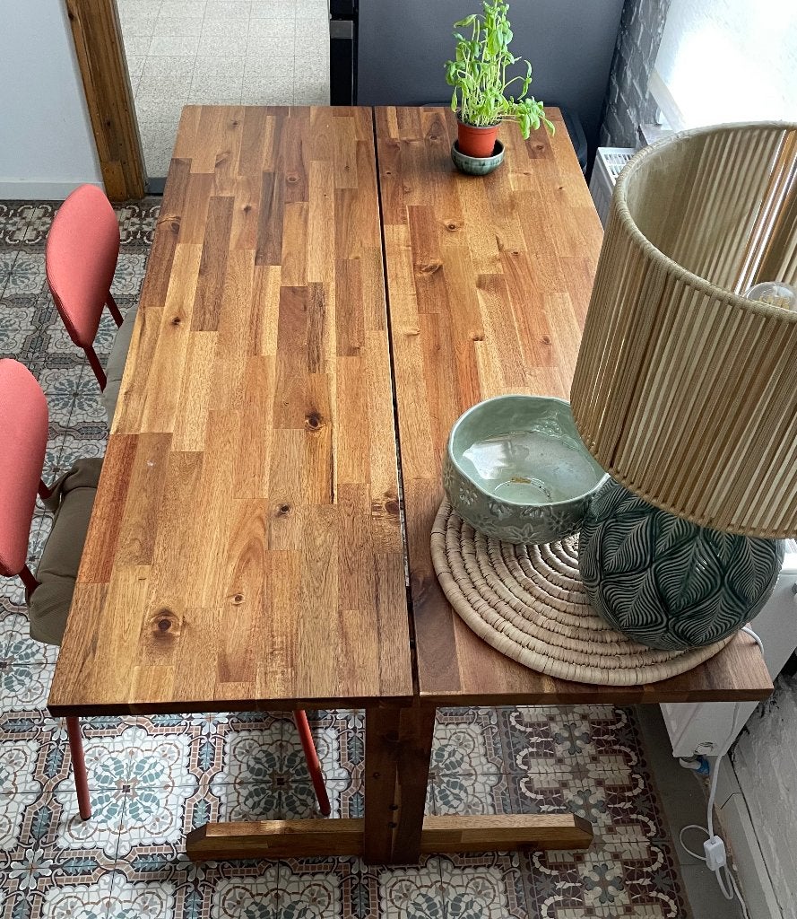 Eettafel IKEA, Huis en Inrichting, Tafels | Eettafels, Ophalen, Gebruikt, Vijf personen of meer