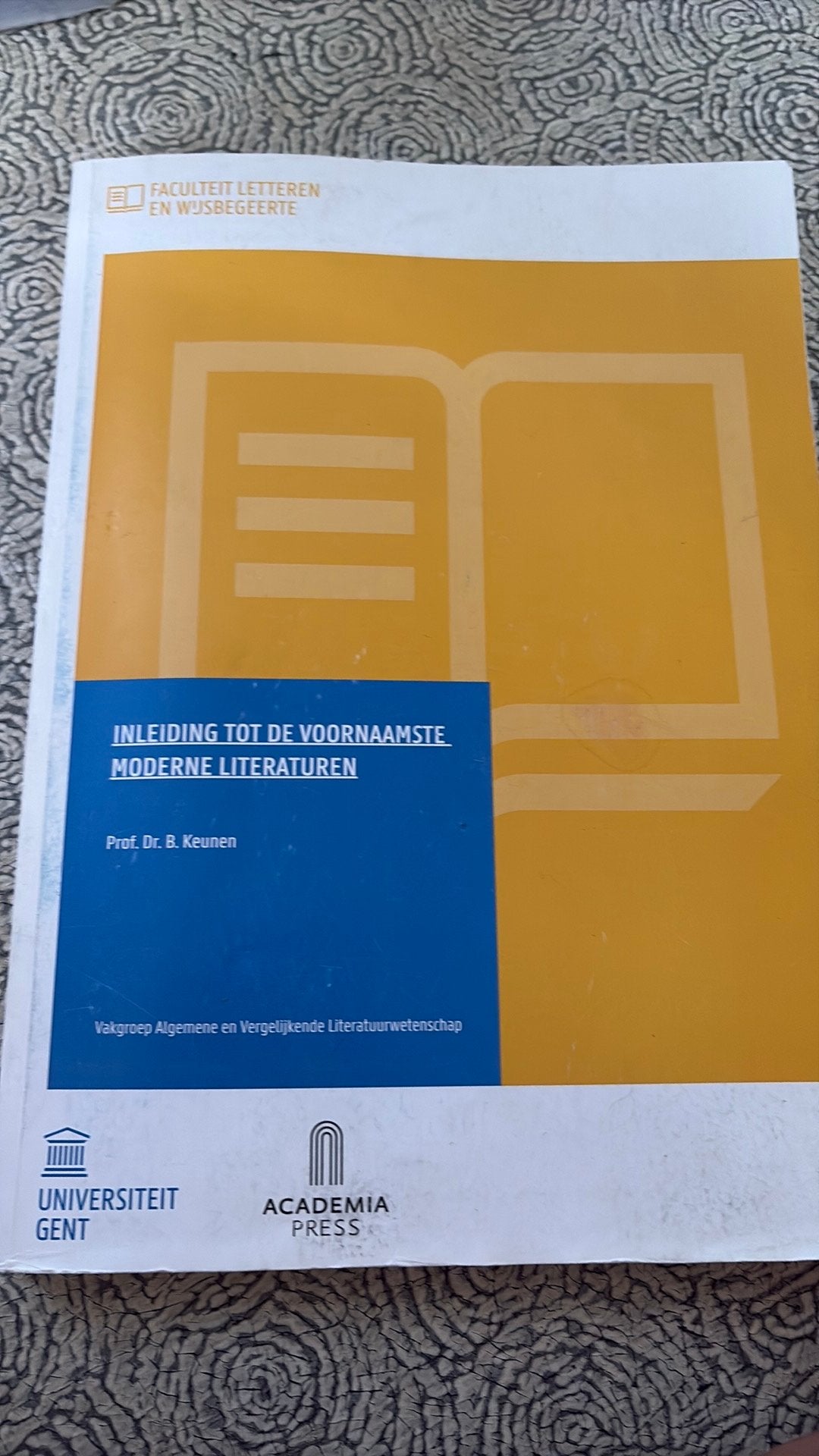 Inleiding tot de voornaamste moderne literaturen, Enlèvement, Comme neuf