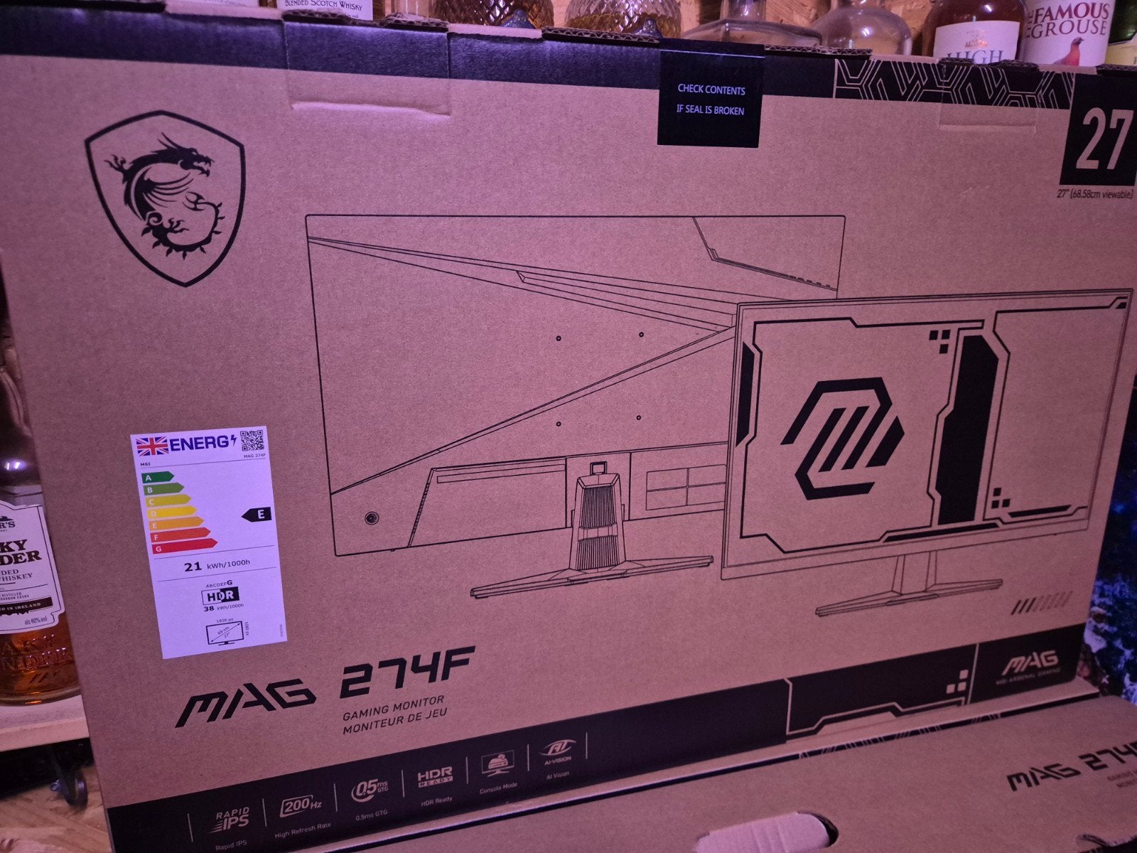curved msi mag 274F gaming monitor, Enlèvement, Neuf, Gaming