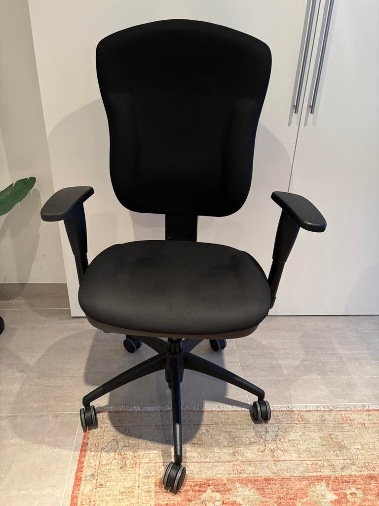 Bureaustoel te koop, Enlèvement, Utilisé, Noir, Chaise de bureau