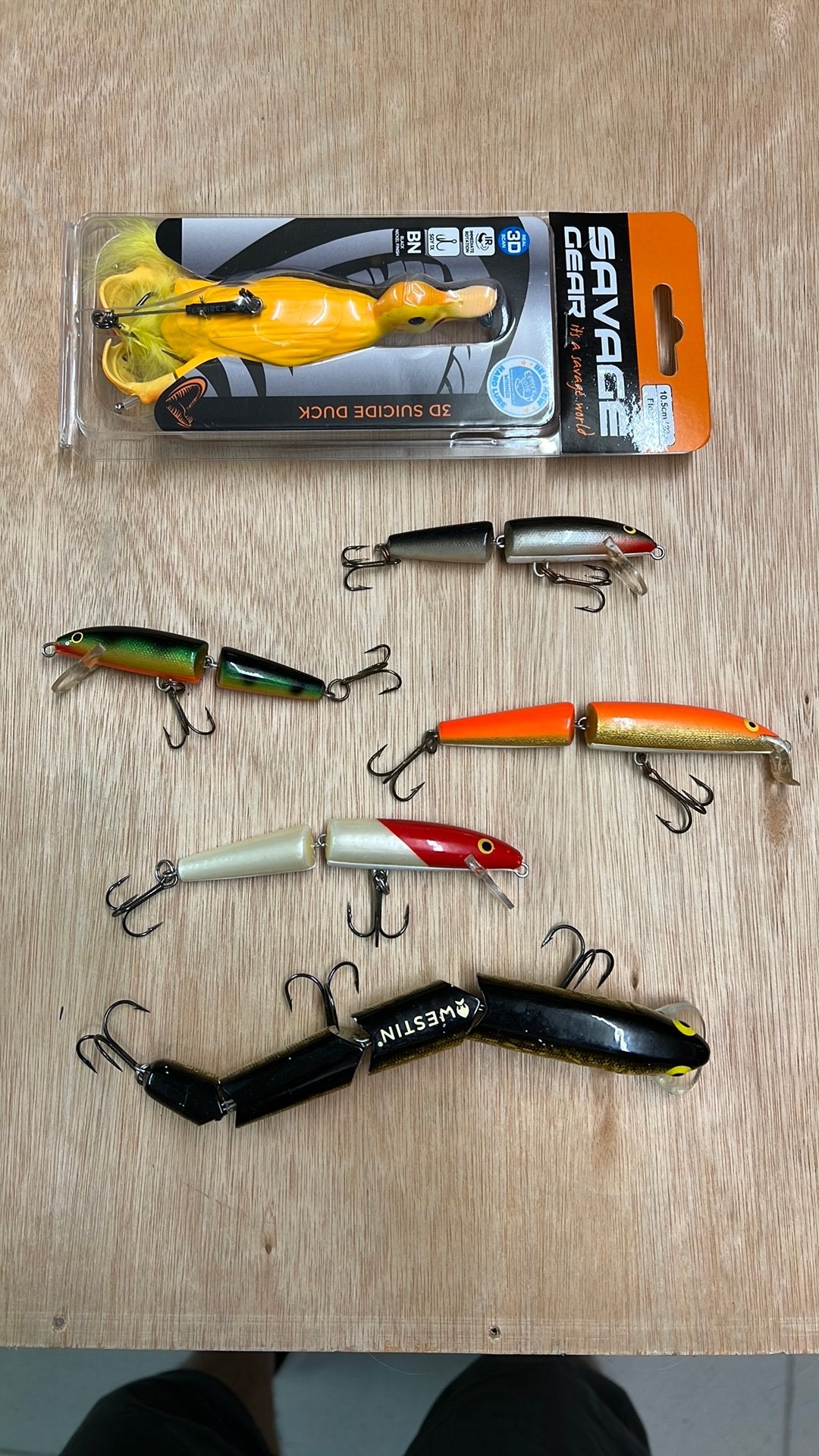 Leurres dur Rapala westin savage gear, Watersport en Boten, Hengelsport | Roofvissen, Ophalen of Verzenden, Zo goed als nieuw