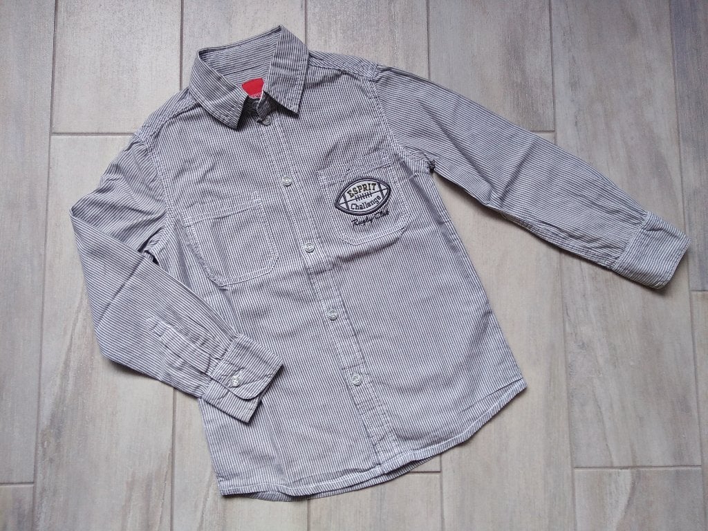 ★ M116/122 - Hemd Esprit, Kinderen en Baby's, Kinderkleding | Maat 116, Zo goed als nieuw, Jongen, Overhemd of Blouse, Ophalen of Verzenden