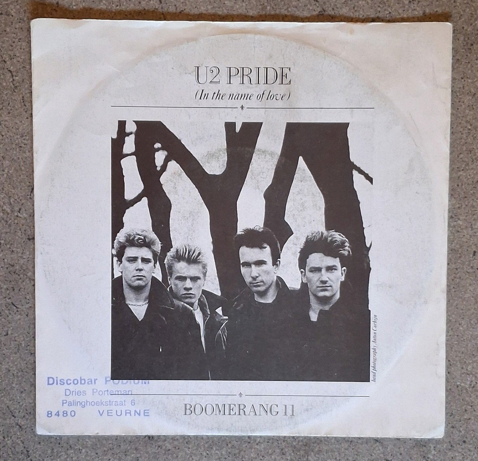 U2: Pride (In The Name Of Love) (7"), Enlèvement ou Envoi