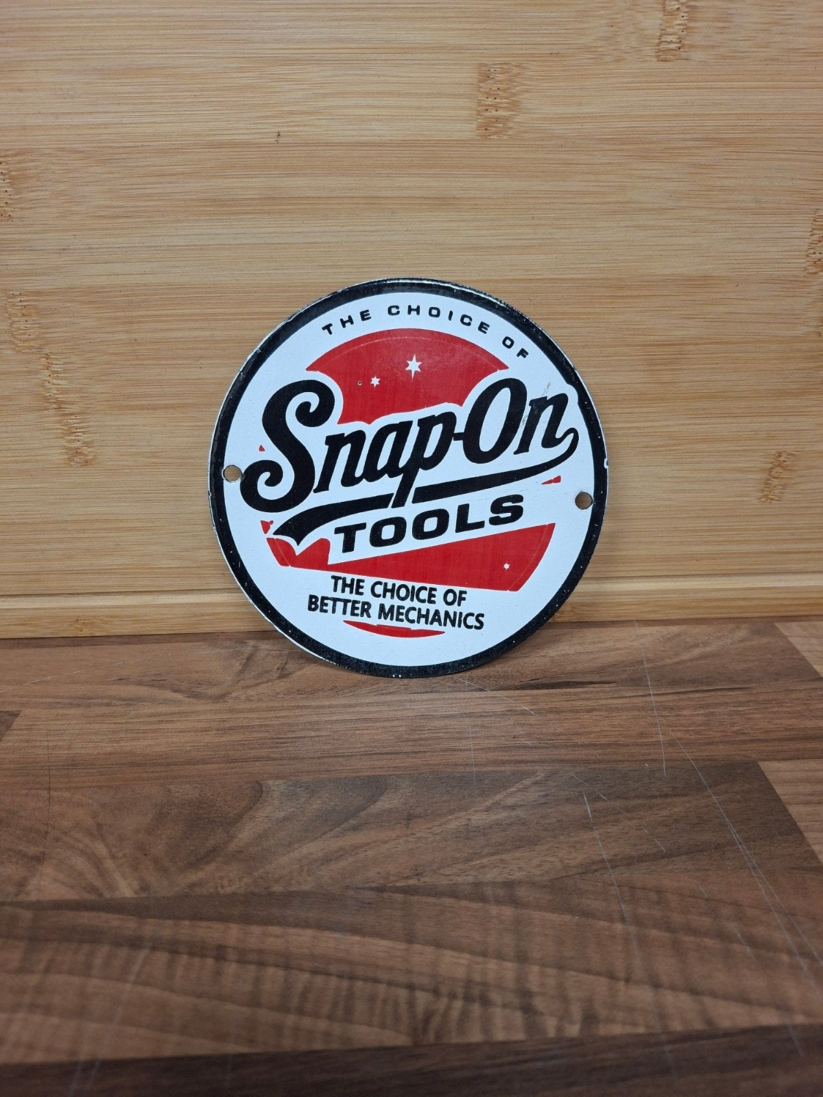snap on tools emaille reklamebordje/deurpostje, Ophalen of Verzenden