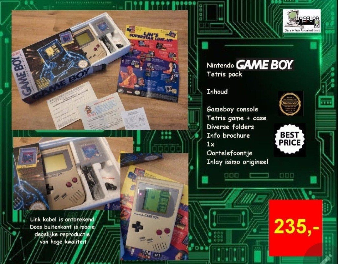 Nintendo gameboy classic tetris pack, Games en Spelcomputers, Ophalen