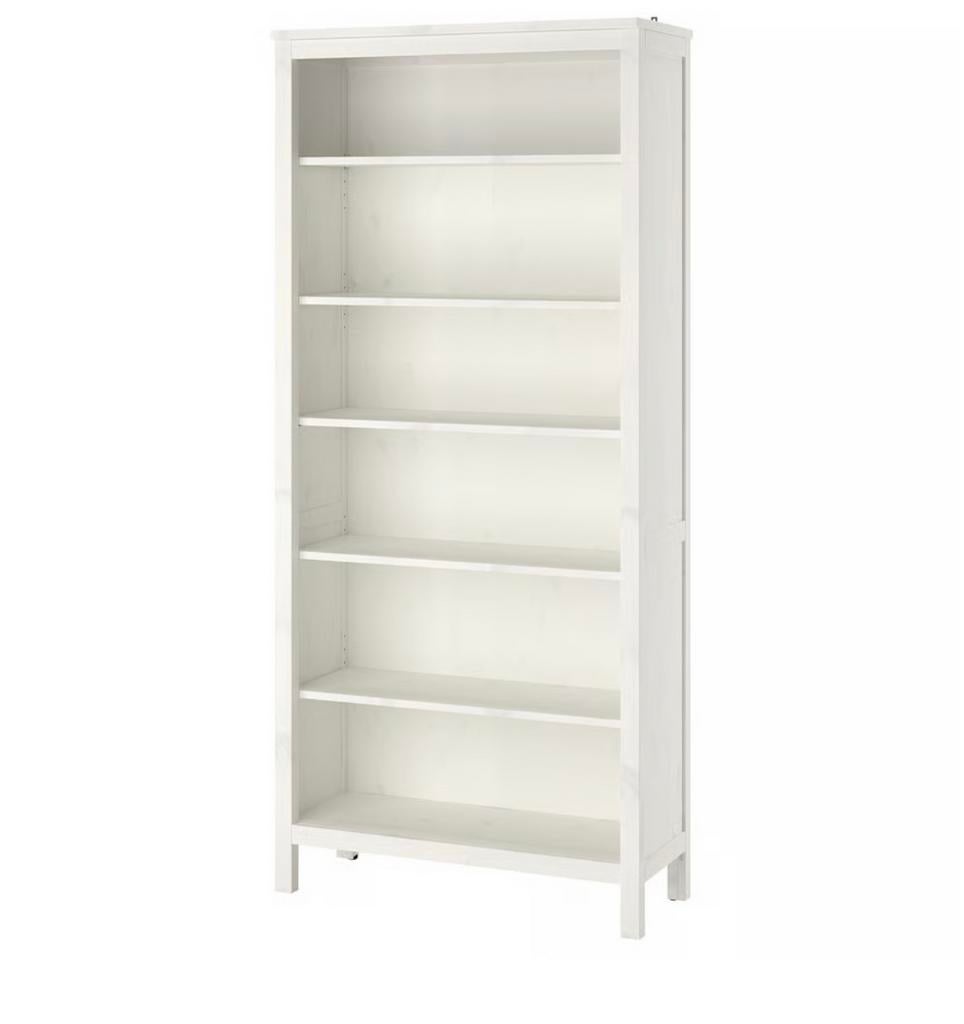IKEA Hemnes witte boekenkast, Ophalen, Met plank(en), Scandinave pin massif blanc epure, 50 tot 100 cm